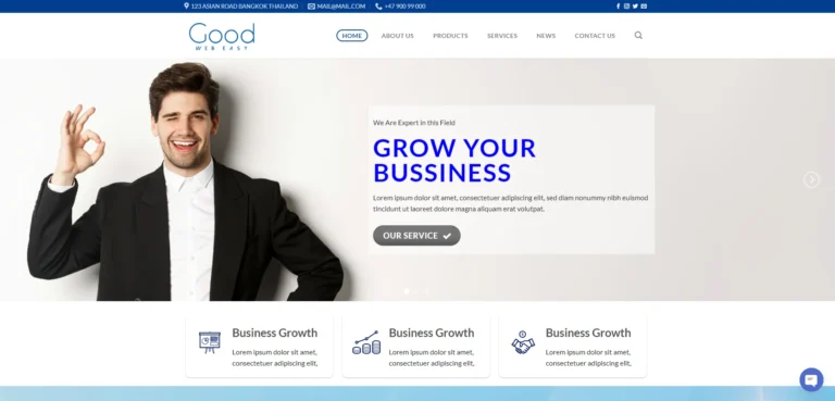 Template website สร้างเว็บไซต์